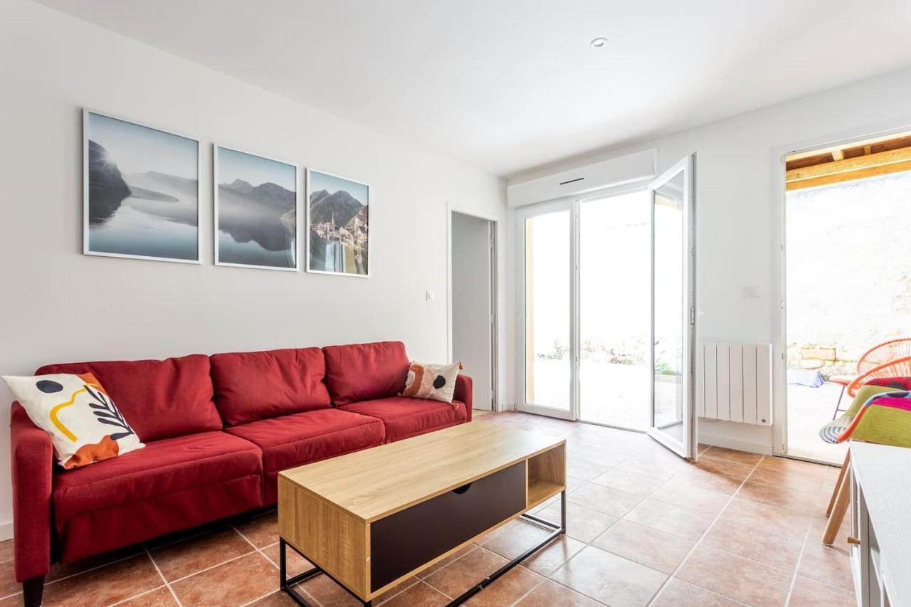Joli Appartement Avec Jardin / Vieux-Lormont Exterior foto